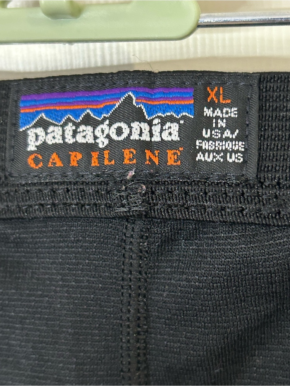 Vintage Patagonia Capilene Base Layer Pants Mens XL Black Bottoms USA Made - Picture 4 of 9